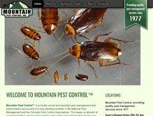 Tablet Screenshot of mountainpestcontrol.com